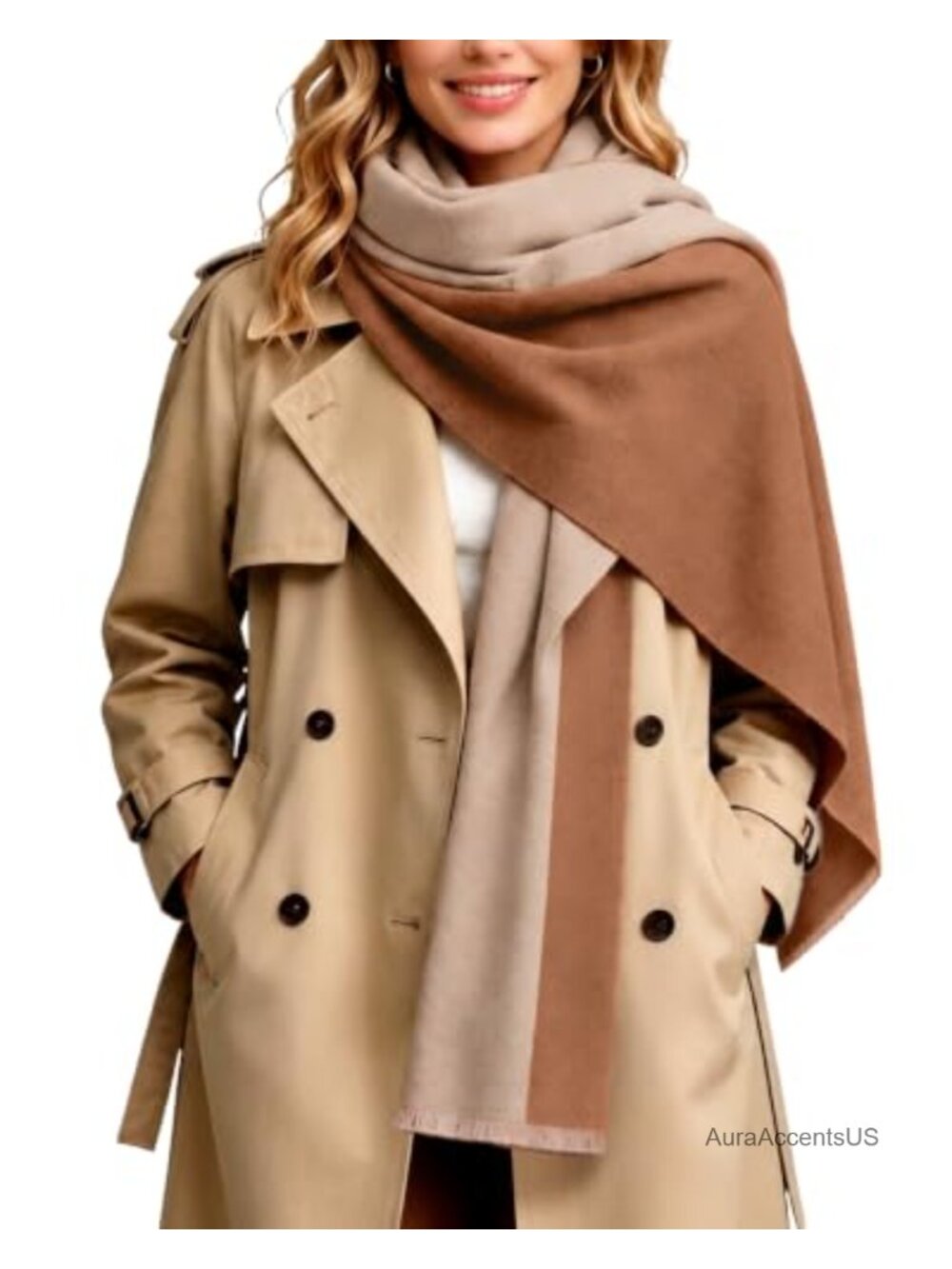 Women's Pashmina Wrap Shawl Scarf Warm Winter Oversized Blanket